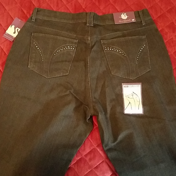 Gloria Vanderbilt Straight Leg Jeans - 16W Short - Picture 3 of 8
